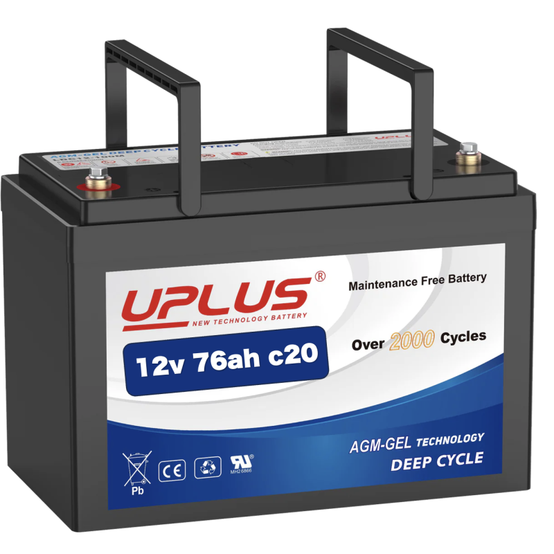 Batterie GEL carbone UPLUS 12V 76ah c20 DC12-76EV CPA-22.fr ou DGY12-60EV en Dyno Europe Batterie GEL carbone UPLUS 12V 76ah c20 DC12-76EV CPA-22.fr ou DGY12-60EV en Dyno Europe