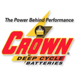 Lot de 4 Batteries Crown CR240HD en 6V 240ah c20 Livraison incluse CPA-22.fr